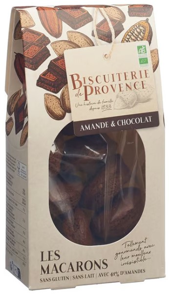 BISCUITERIE Macarons Amandes Chocolat gf Bio 130g