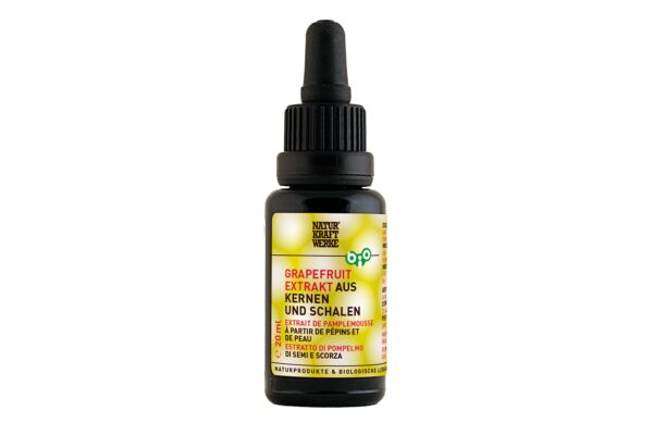 Extrait de pamplemousse NaturKraftWerke bio/kbA 20ml Extrait de pamplemousse NaturKraftWerke bio/kbA 20ml