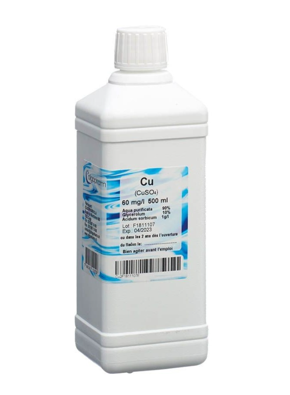 OLIGOPHARM Soluble de cuivre 60 mg/l 250ml