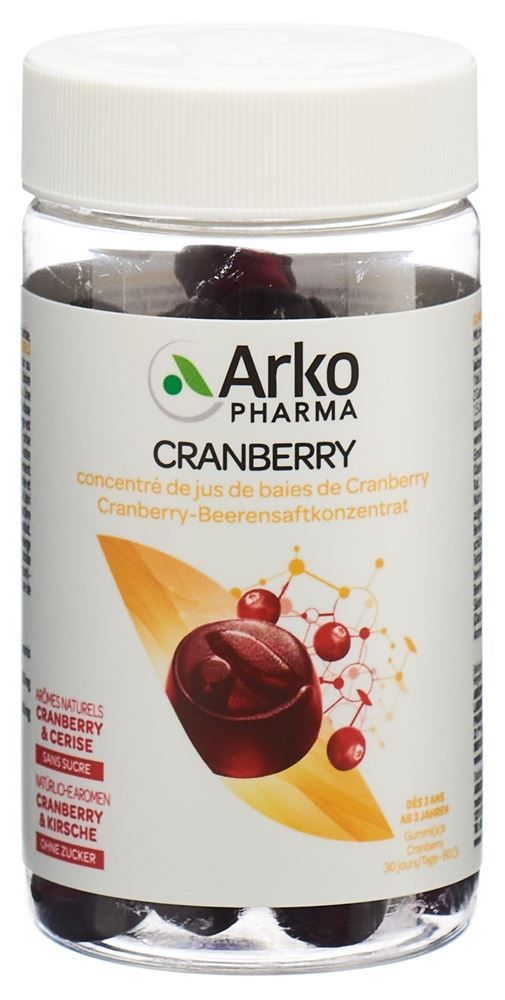 Arkogummies Cranberry Ds 60 pièces
