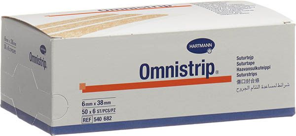 OMNISTRIP Bande de suture 6x38mm 300 pièces