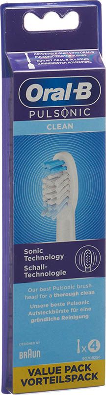 Oral-B Brosses à dents Pulsonic Clean 4 pièces Oral-B Brosses à dents Pulsonic Clean 4 pièces
