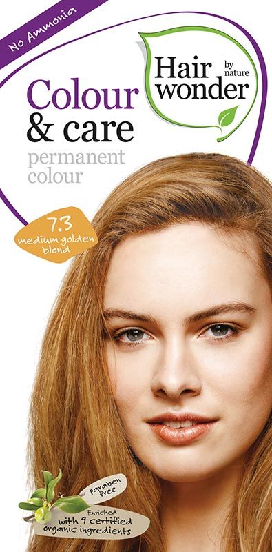 HENNA Hairwonder Colour & Care 7.3 blond doré