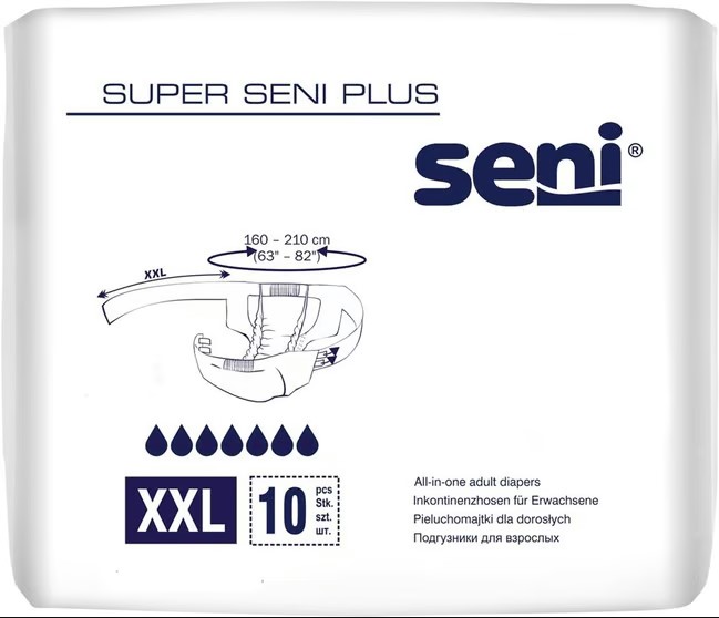 Couches-culottes SUPER SENI Plus XXL 10 pièces