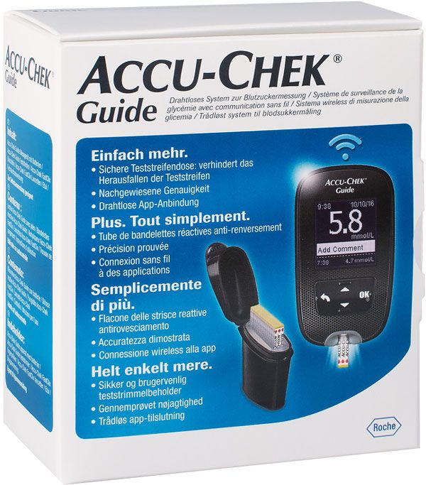 Accu-Chek Guide Set mmol/l incluant 1x10 tests