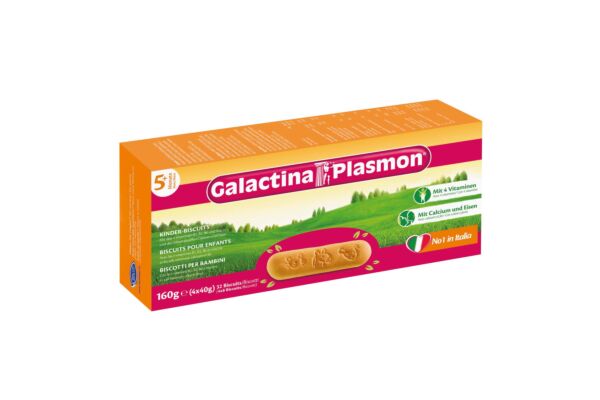 Galactina Plasmon Biscuits pour enfants 4 x 40g