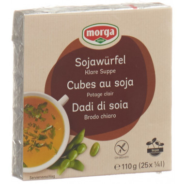 Morga Cubes de soja au sel marin 25 pièces Morga Cubes de soja au sel marin 25 pièces
