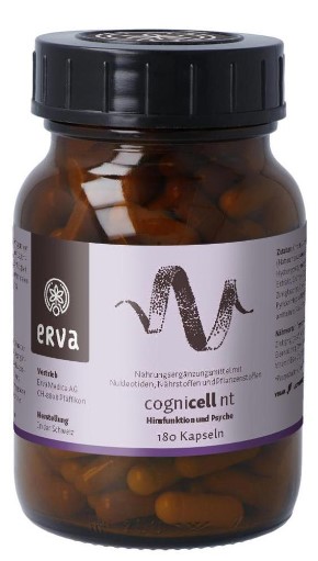 ERVA Cognicell NT Capsules de nucléotides, boîte 180 pièces