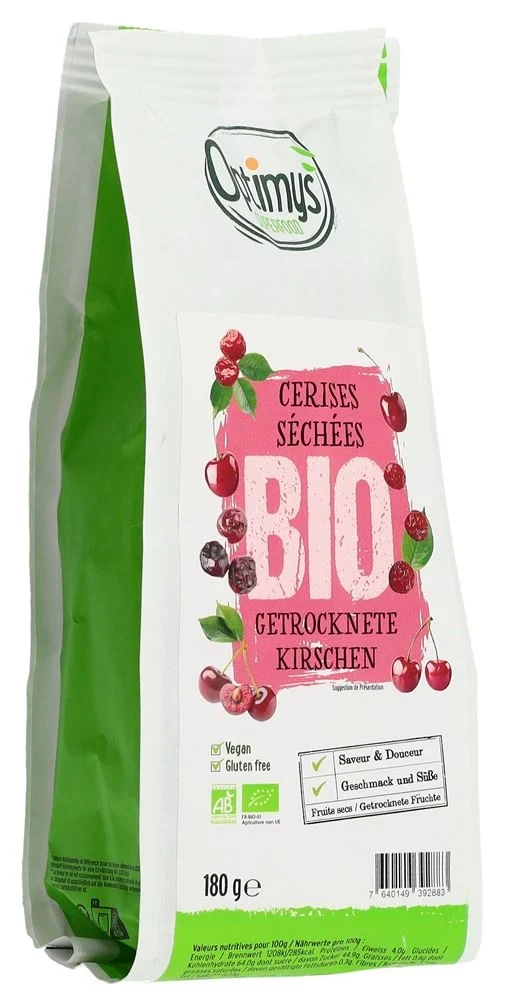 Optimys cerises séchées 180g