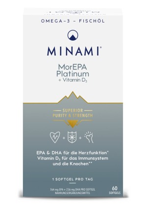 Minami MorEPA Platinum softgels Ds 60 pièces