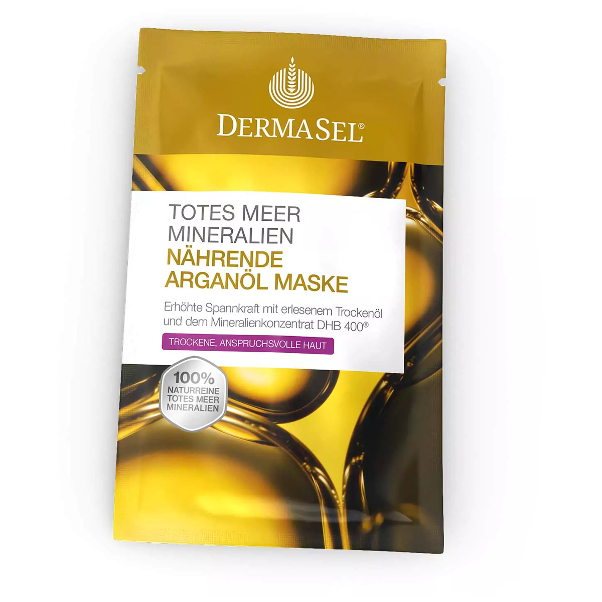 DermaSel Masque à l'huile d'argan Btl 12ml
