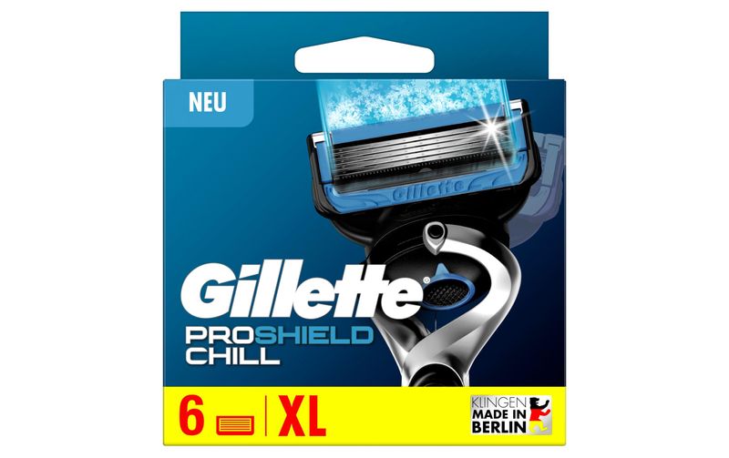 Lames système Gillette ProShield Chill 6 pièces