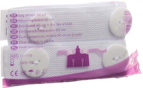 QUFORA Bande Velcro pour poche urinaire de jambe 2 pièces