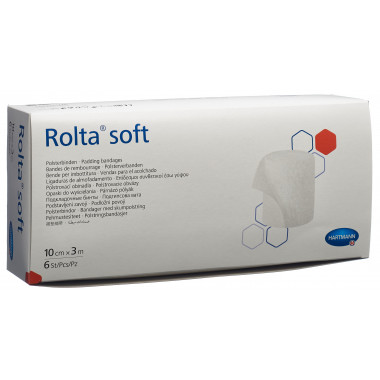 Bande d'Ouate Rolta Soft 10cmx3m synthétique 6 pièces