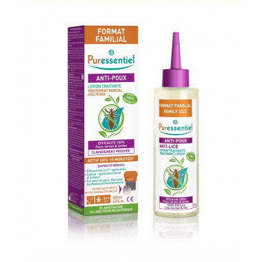 Puressentiel Lotion anti-poux avec peigne 200ml Puressentiel Lotion anti-poux avec peigne 200ml