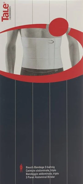 TALE bandage abdominal 22.5 111-150cm 3 voies blanc