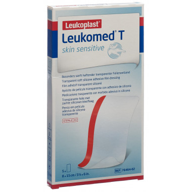 Leukomed T skin sensitive 8x15cm 5 pièces Leukomed T skin sensitive 8x15cm 5 pièces