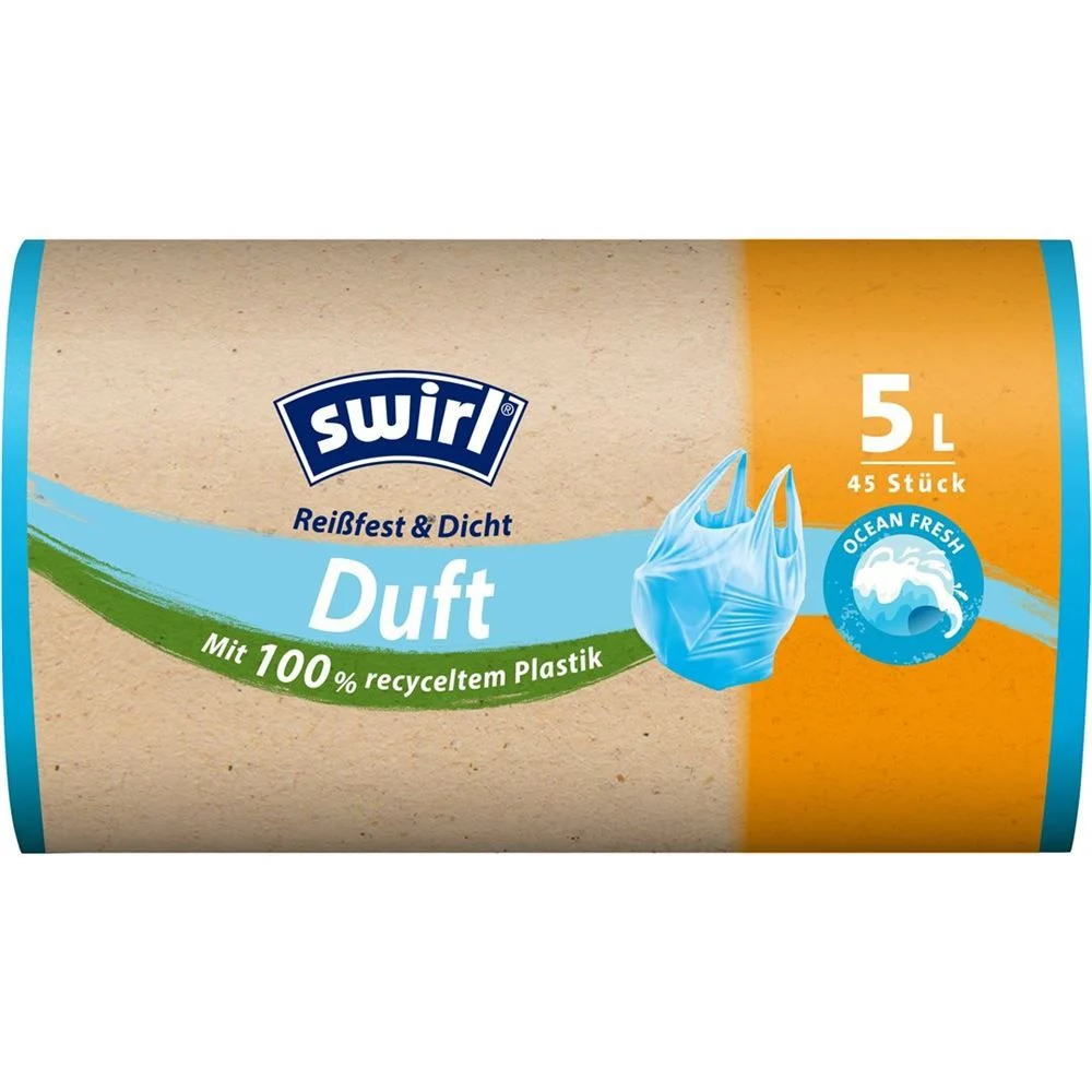 Swirl sacs poubelle parfumés 5l Ocean 45 pièces