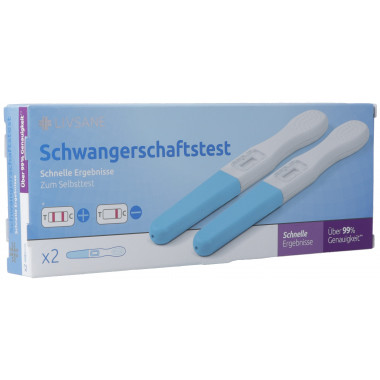Livsane Test de grossesse Résultats rapides 2 pièces Livsane Test de grossesse Résultats rapides 2 pièces