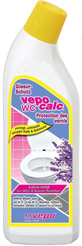 Vepocalc nettoyant WC + protecteur de vitres doux parfum lavande 750ml Vepocalc nettoyant WC + protecteur de vitres doux parfum lavande 750ml