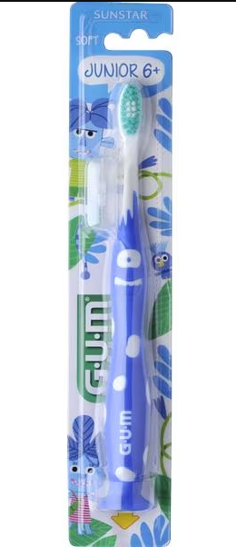 Brosse à dents GUM Junior 6-9 ans bleu Brosse à dents GUM Junior 6-9 ans bleu