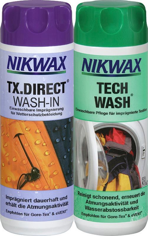 NIKWAX Tech Wash/TX Direct Wash-IN Duo 2 x 300ml