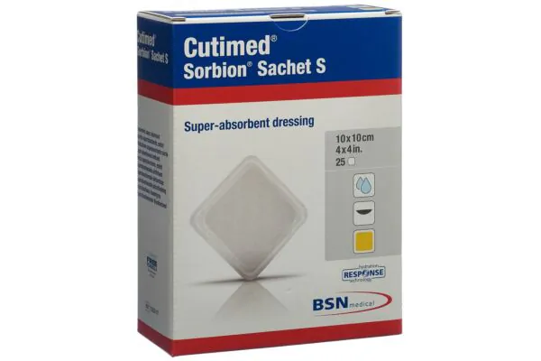 Cutimed Sorbion Sachet S 10x10cm 25 pièces