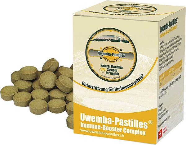 UWEMBA-PASTILLES Immune-Boost Compl 530 mg 120 pièces