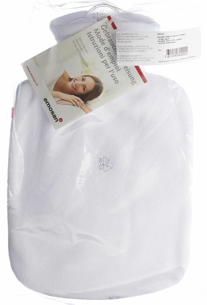 EMOSAN bouillotte 1.8l blanc classic