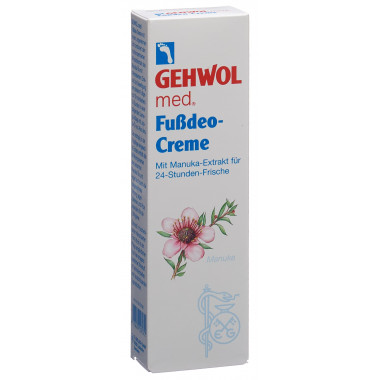 Gehwol med crème déodorante pour les pieds 75ml Gehwol med crème déodorante pour les pieds 75ml