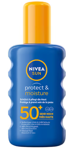 Nivea Sun Protect & Moisture Spray solaire traitant SPF 50+ 200ml Nivea Sun Protect & Moisture Spray solaire traitant SPF 50+ 200ml