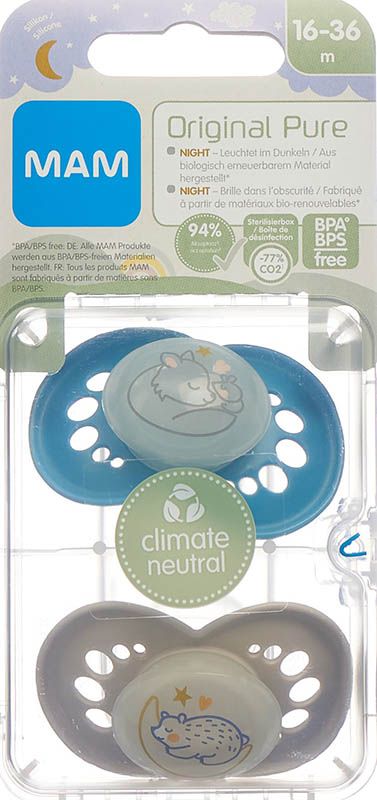 Sucette MAM Day&Night 16-36 mois 2 pièces