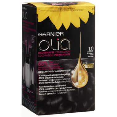 OLIA couleur de cheveux 1.0 noir intense
