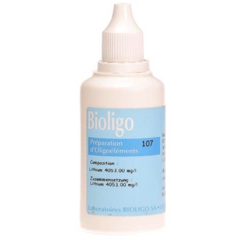 Bioligo lithium (107) solution liquide ionisée 50ml Bioligo lithium (107) solution liquide ionisée 50ml