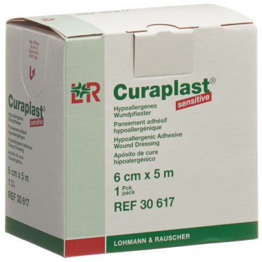 Curaplast Pansement 6cmx5m couleur chair Rouleau Curaplast Pansement 6cmx5m couleur chair Rouleau