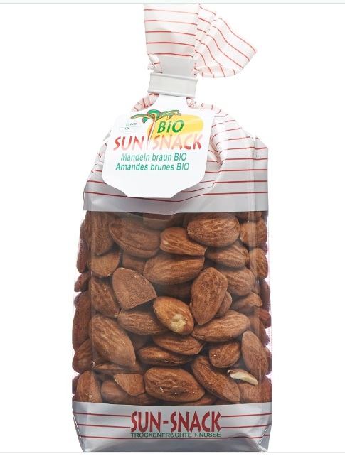 BIO SUN SNACK Amandes brunes Bio Btl 250g