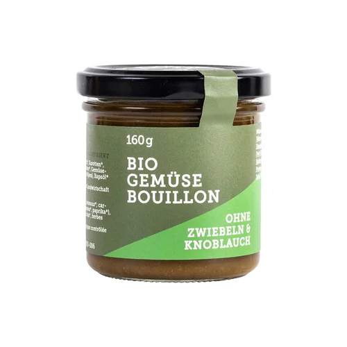 NULLKOMMANULL Bouillon de légumes sans oignons, à l'ail, 160 g