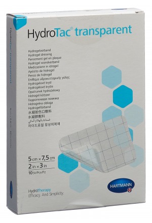 HydroTac Transparent 5x7.5cm stérile 10 pièces