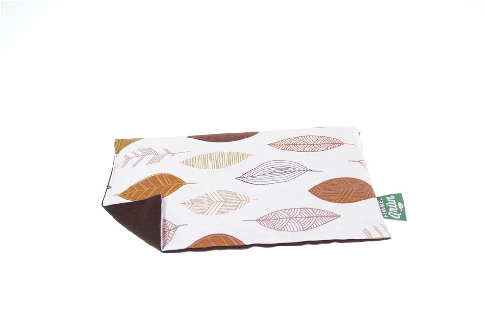 Ciel vert Coussin aux pépins de raisin 30x20cm feuilles