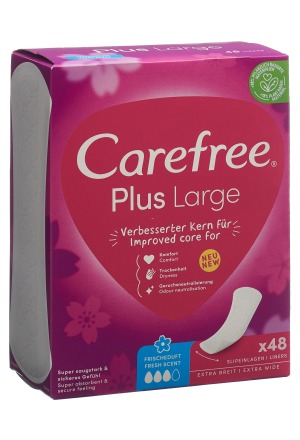 CAREFREE Plus Large Fresh 48 pièces
