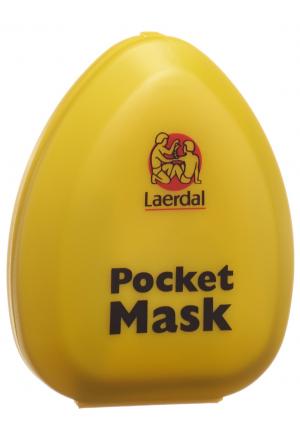Masque de poche LAERDAL avec valve à usage unique + filtre