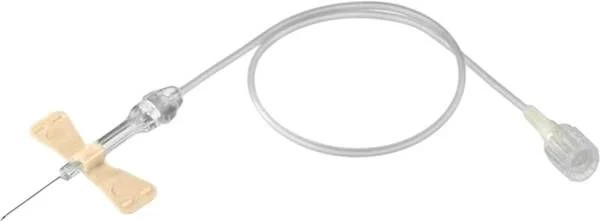 VENOFIX SAFETY 19G 1.1x19mm Tube 30cm jaune 50 pièces