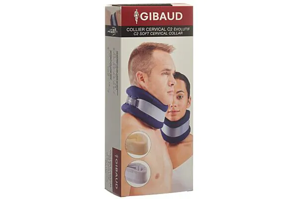 GIBAUD support cervical C2 8.5cm Gr3 41-46cm renforcé GIBAUD support cervical C2 8.5cm Gr3 41-46cm renforcé