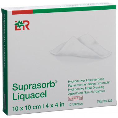 Suprasorb Liquacel 10x10cm 10 pièces