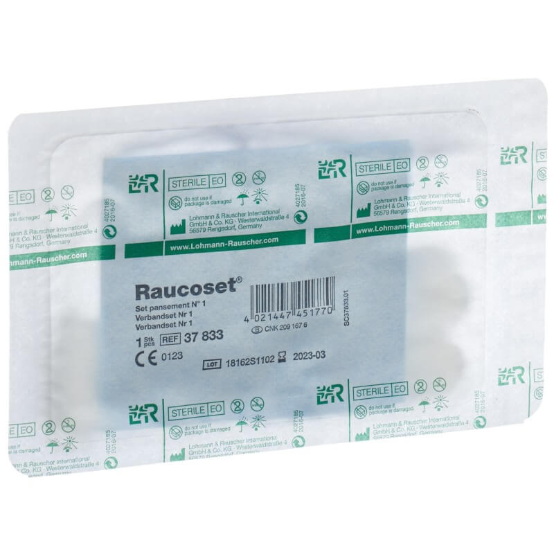 Raucoset set de changement de pansements numéro 1 stérile