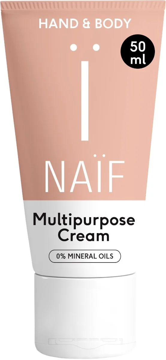 Crème multi-usage nourrissante intensive Naïf, tube de 50 ml