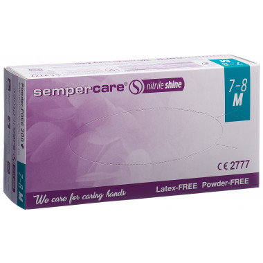 Sempercare Nitril Shine M non stérile non poudré 200 pièces