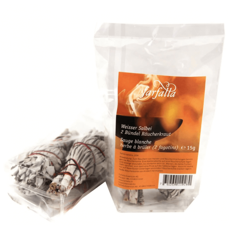 farfalla Encens Sauge blanche 2 fagots de 15g farfalla Encens Sauge blanche 2 fagots de 15g