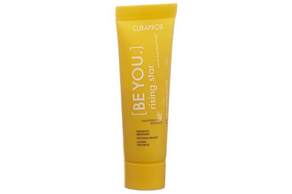 Curaprox Be you dentifrice jaune 10ml Curaprox Be you dentifrice jaune 10ml