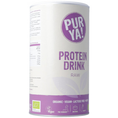 Purya ! Boisson protéinée végétalienne Raw Energy Raw Bio 550g